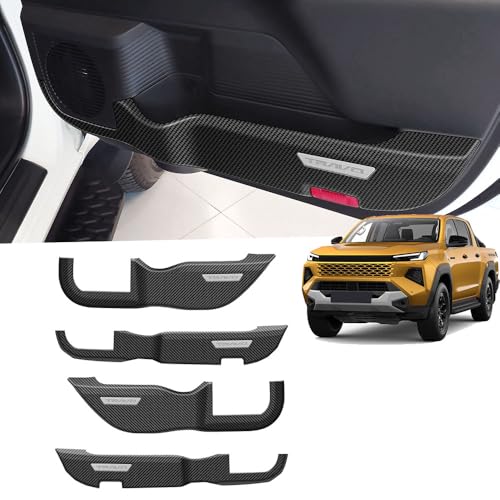 FOR �V�^ �n�C���b�N�X 9 ��� HILUX GUN226 �^�i 2026 �N 5 ���`���s �j�J�[�{���t�@�C�o�[�̃e�N�X�`�������܂ꂽ�Ԃ̃h�A�L�b�N�K�[�h ���ɋ��� ���Ղɋ����Ԃ̃h�A�����̕ی�t�B���� �Ԃ̓��������A�N�Z�T���n�C���b�N�X �A�N�Z�T��
