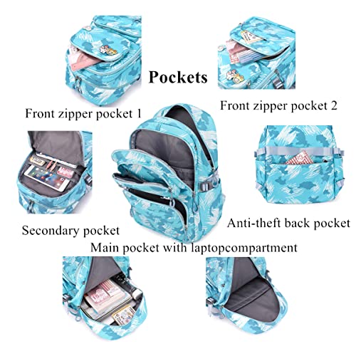 Mfikaryi Camo, Plaid Kids Backpack,Colorful Elementary Students School Bag,Casual Daypack For Girls #TOP3