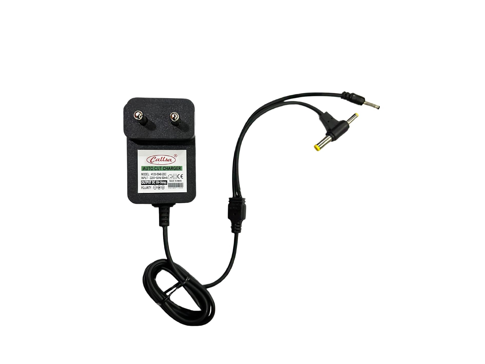 Callsa 6Volt 1Amp Torch Light Charger Emergency Light, Auto Cut Off Charger, Power Supply Adapter Charger For All Torches And Lights Up To 6 Volt 1 Amp, Charging Adapter, Black (B0C9LKW7Q5) Amazon Price History, Amazon Price Tracker