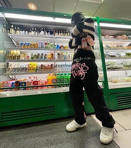 Tcpbgcd Minus Two Retro Printed Baggy Pants Minus Two Cargo Pants Hip Hop Streetwear Loose Joggers Trousers4