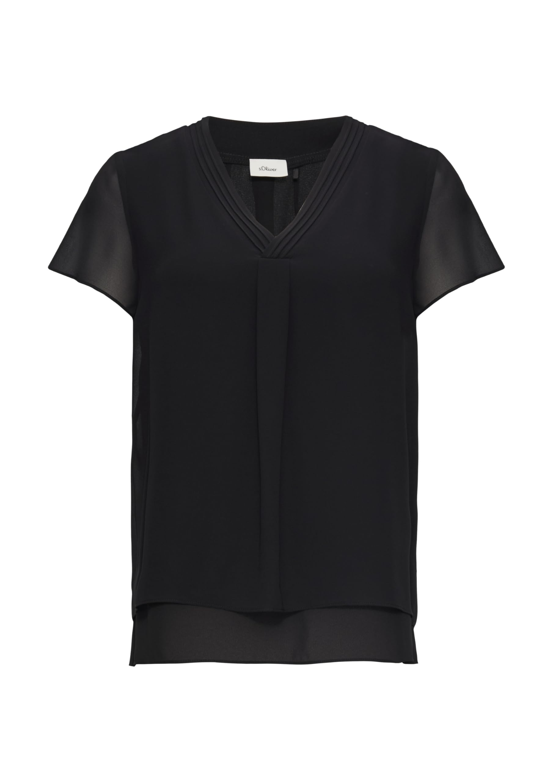s.Oliver Layering-Bluse aus Chiffon