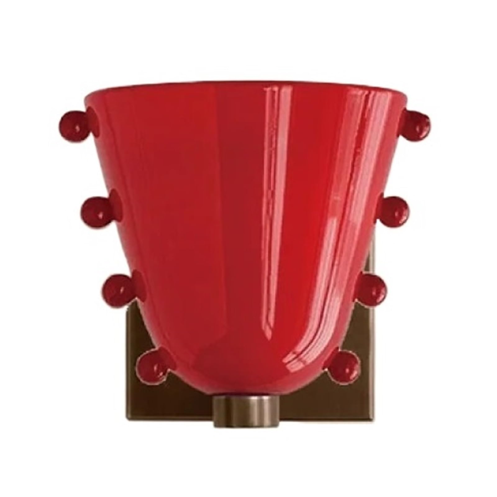 KOESRXNQW Colored Berries Glass Wall Light Retro Bedroom Bedside Wine Lamp Aisle Background Ambient Easy Installation(Red Color)