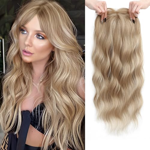 PANEWAY Hair Toppers For Women 20inch Long Wavy Curly Hair