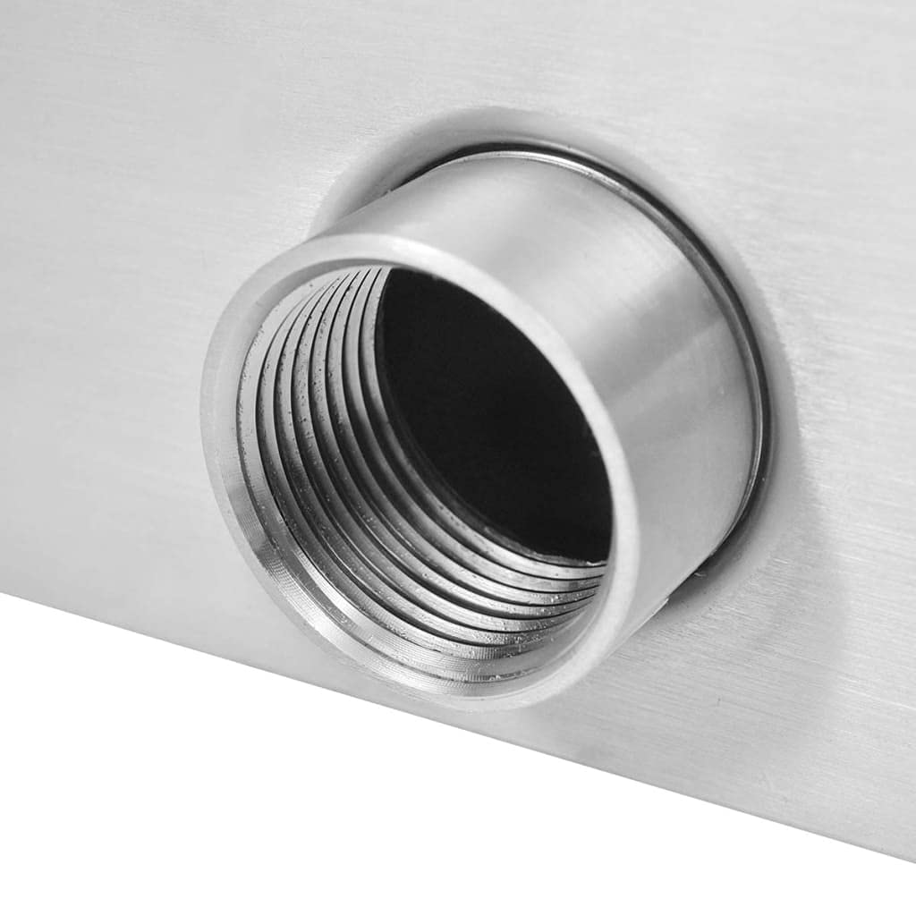 Fontana Da Giardino In Acciaio Inox - Per Piscina, Laghetto, Cascata Decorativa 45x30x65cm - Foto 3