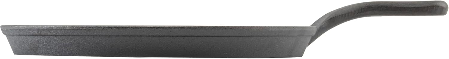 Winco 10" Black Cast Iron Grill Pan