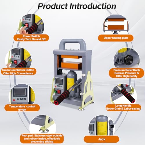 Machine de presse à chaleur pour extraction de colophane sans solvant