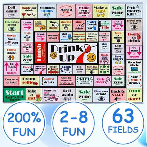 Juego de mesa para fiesta, 2-8 jugadores, adultos 21+ miniatura 3