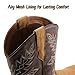 SUREWAY Men's Cowboy Boots - 10 Inch Square Toe Western boot,Oil & Slip Resistant Work Boots, Durable Mid-Calf Pull-On Soft Toe Comfort Wellington Boots (Fashionable Classic Design)