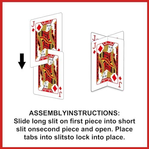 Image of Crenics Casino Theme Party Decorations, Poker Birthday Party Supplies