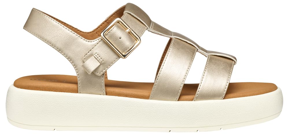 Geox D Camalei B, Sandalo Piatto Donna