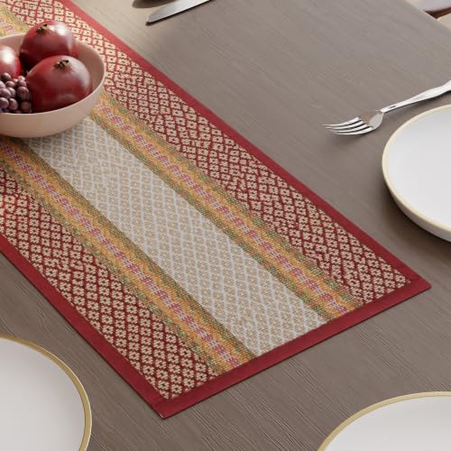 Image of Encasa XO Dining Table Runner 4 Seater, Handcrafted Madurkathi River Grass