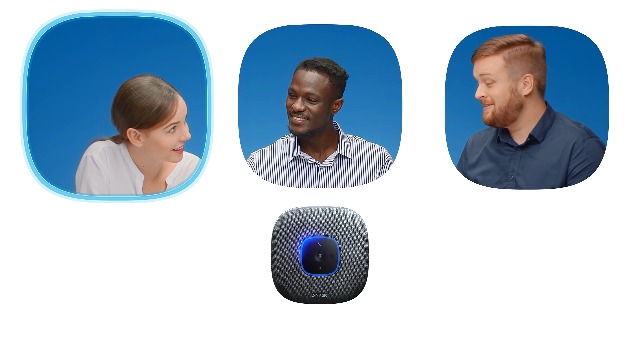 Anker PowerConf S3 MS - Altoparlante Conferenza Certificato Teams, 6 Microfoni, 24h Autonomia