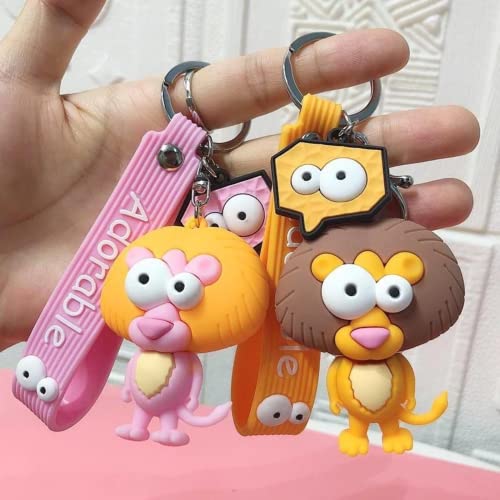 Image of Cute Cartoon BTS Keychain for Girls and Boys - Gift for Army and Kpop Lovers - Bag, Luggage Keyrings, Albums Keys Gifts