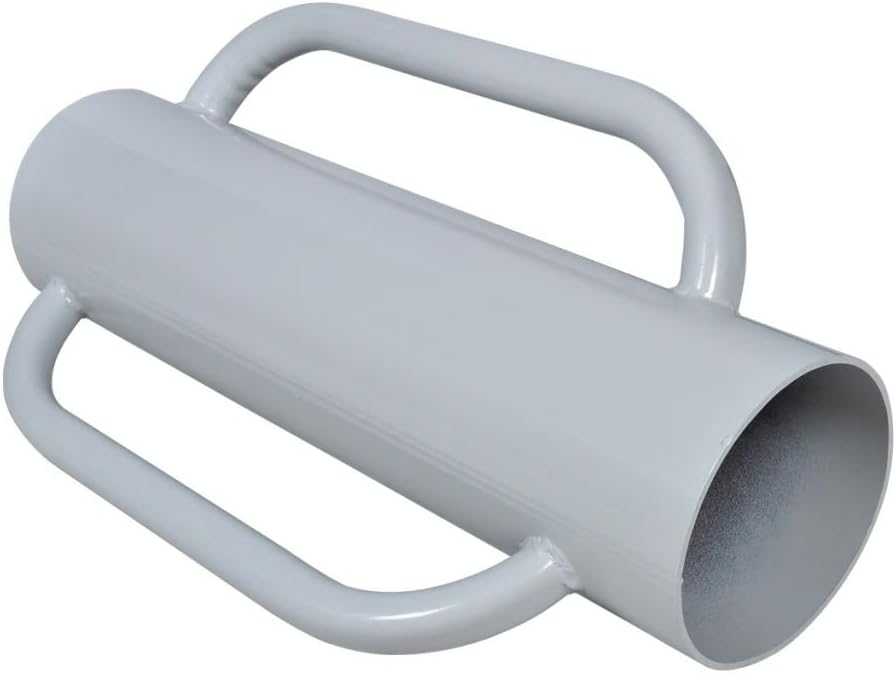 Steel Fence Post Driver, with Handles, 23.6 Inch, 28.7 lb, for Driving Wooden Fence Posts into Ground