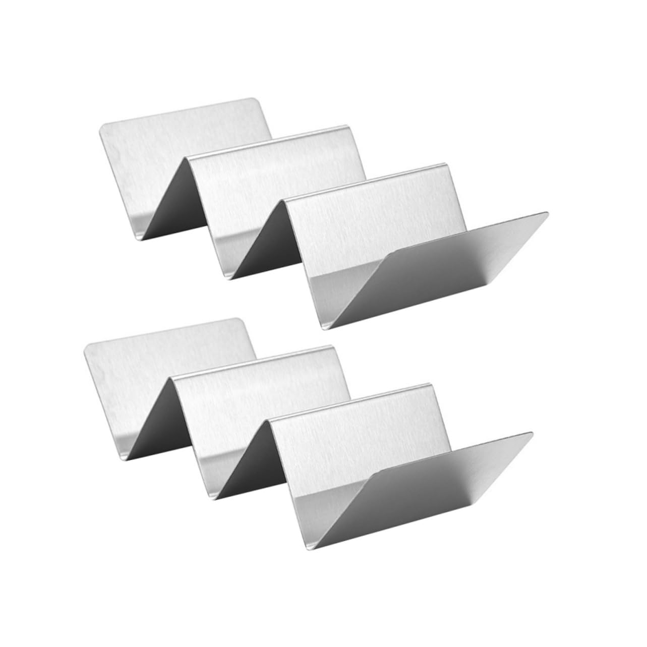 KOCKSHION 2Pcs Stainless Steel Taco Holder Racks Display Stands for Tacos Tortillas and Burritos Home Taco Rack for Easy Serving and Enjoyment