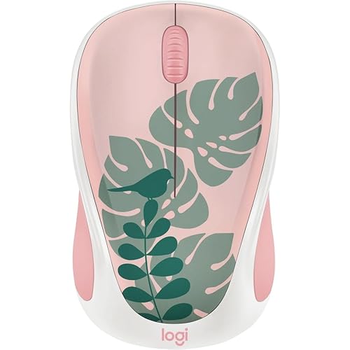 Logitech Design Collection Limited Edition Wireless Mouse With Colorful Designs - Usb Unifying Receiver, 12 Months Aa Battery Life, Portable & Lightweight, Easy Plug & Play With Universal #TOP1