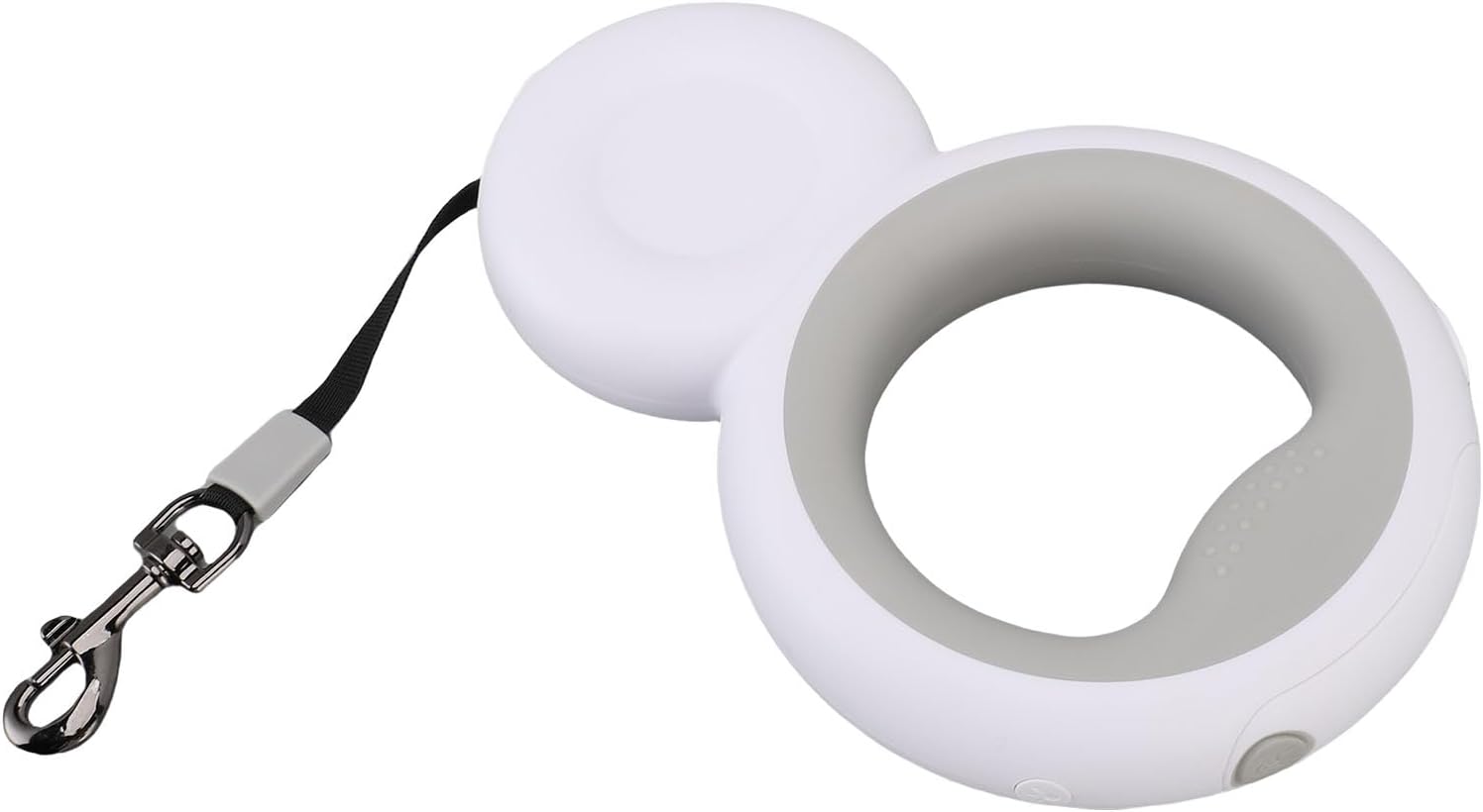 GOWENIC Premium Retractable Pet Leash with LED Light and Bag Holder, TangleFree Dog Walking Leash for Medium Dogs Up to 30KG, ABS, Nylon, 1 Unit for Nighttime Walks