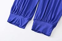 Vista 58 de Pantalones de algodón modal para mujer de AvaCostume, pantalones suaves para practicar yoga o deportes. Rojo vino