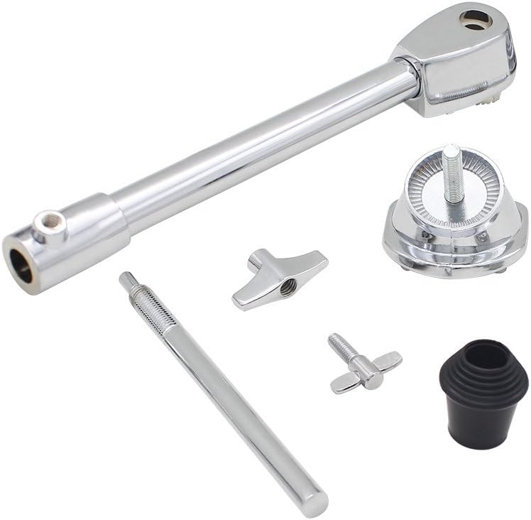 Tbest Drum Spurs, Bass Drum Pedals, Iron Material, 1 Pair, Drum Hardware
