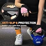 Sunnex Gym Gloves - Fingerless, Breathable Workout Gloves for Weightlifting, Cycling & More - Image 5