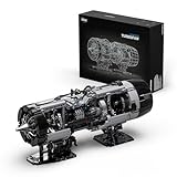 Nifeliz Turbofan Engine Building Set, Engineering Challenge Model for Adult Collectors, Physical Science Project and Display Piece (2,216 PCS, NF10317)