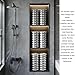 Stainless Steel Shower Niche, Recessed Wet Room Alcove for Shampoo & Toiletries, Waterproof Storage Organizer for Bathroom & Home(90x28x12.5CM/35.44x11.03x4.93in)