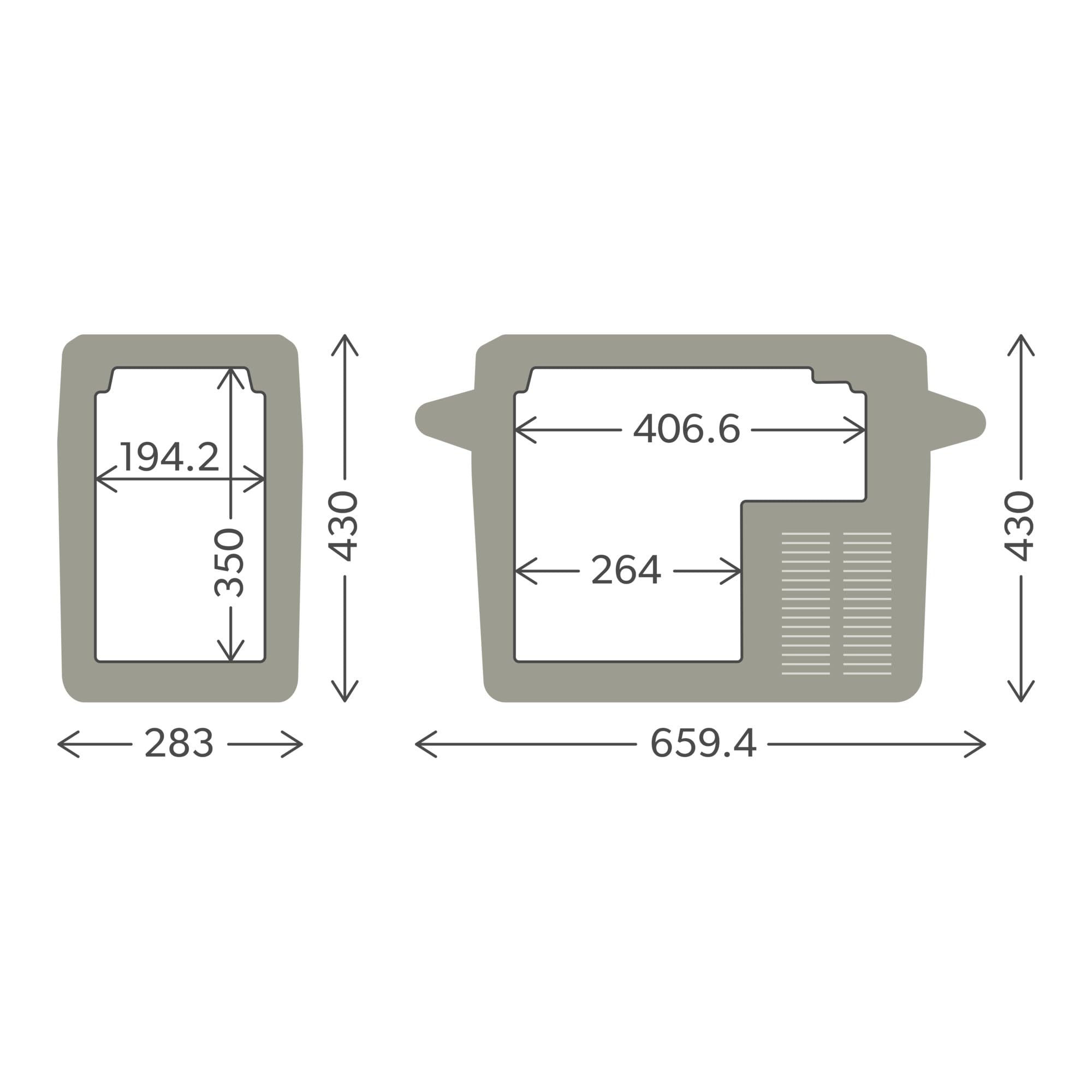 DOMETIC CFF20 Kompressor-Kühlbox 21L 12/24V 100-240V Elektrische Kühl- und Gefrierbox Temperaturbereich +20°C bis -18°C