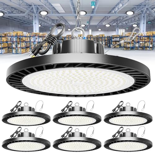 250W UFO LED High Bay Light (6 Pack)