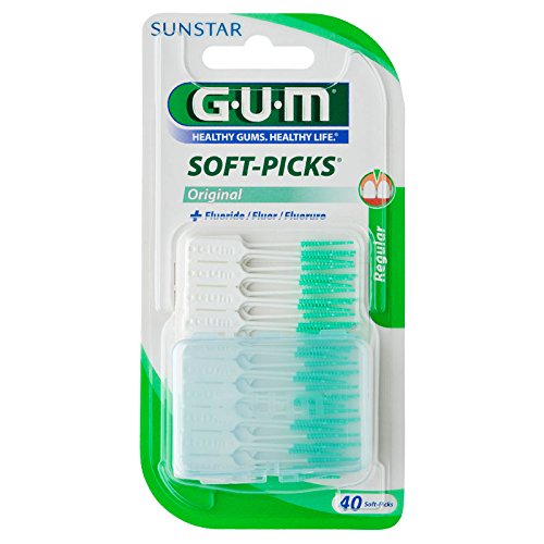 GUM SOFT-PICKS Cepillos interdentales regular 6 x 40 piezas
