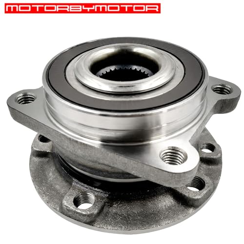 Image of MotorbyMotor 512513 Front Wheel Bearing Hub Assembly AWD fits for 2014-2023 Jeep Cherokee (Off Road Suspension Models) Low-Runout OE Replacement Hub Bearing w /ABS Sensor