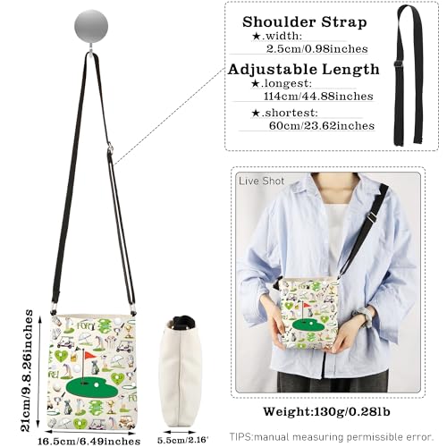CMNIM Golf Gifts Best Golfer Ideas Golf Practice Training Crossbody Bag Golf Fan Club Gifts for Golfer Coworker Boss Coach4