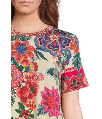 Johnny Was Women's The Janie Favorite Short Sleeve Crew Neck Tee-Kal4