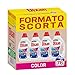 Dixan Liquido Color Detersivo Lavatrice Formato Scorta (4 x 19 Lavaggi), Detersivo liquido lavatrice per colori vivaci, pulizia profonda del bucato e freschezza igienica per la lavatrice