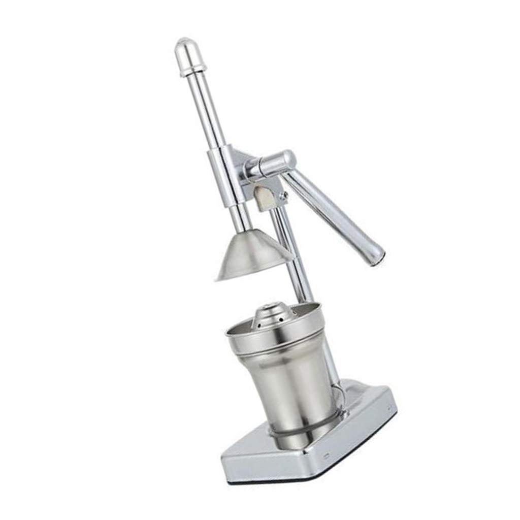 Edelstahl Manuelle Entsafter Orangenpresse Zitruspresse Hand Saftpresse für Zitronen Orangen Obst