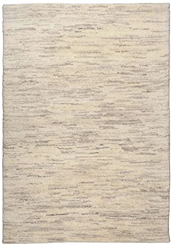 Theko Berber Teppich, handgeknüpft, 3800g/m², Melange 170x240 cm