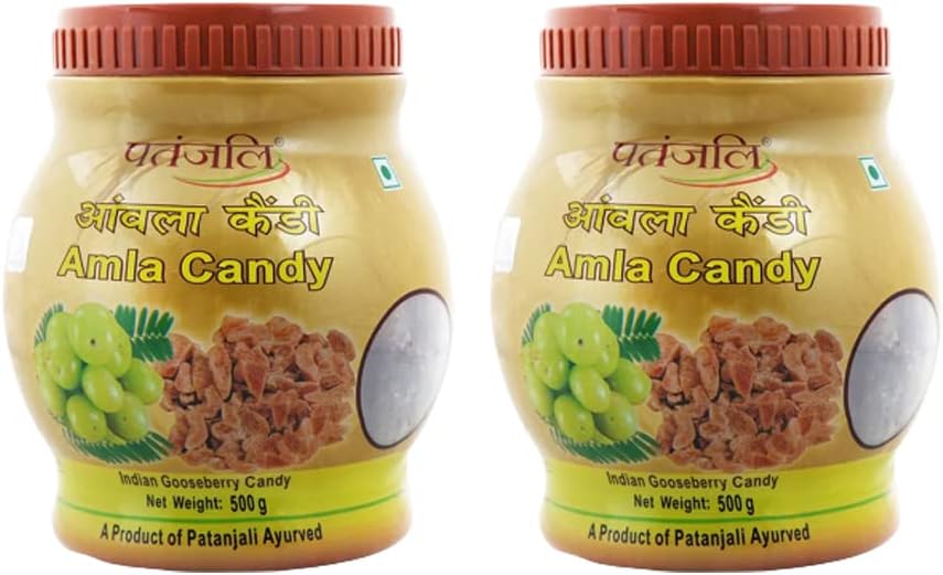 Patanjali Amla Candy (Indian Gooseberry) (500gram) (Pack of 2) - Provides Nourishment to the Body