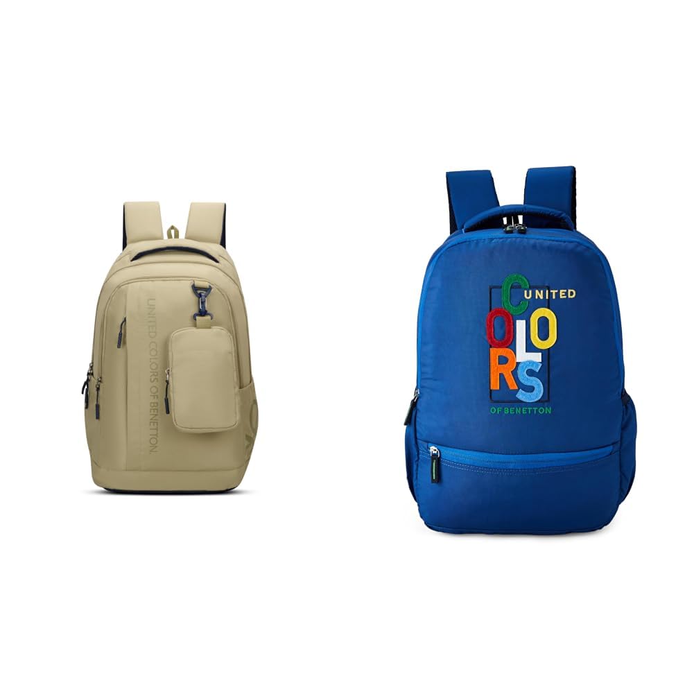 Apex 33L Backpack - Beige, Water-Resistant, 3-Compartment Design with Detachable + Nyx Unisex 25L Casual 4 Compartment School Backpack - Royal Blue-image-45