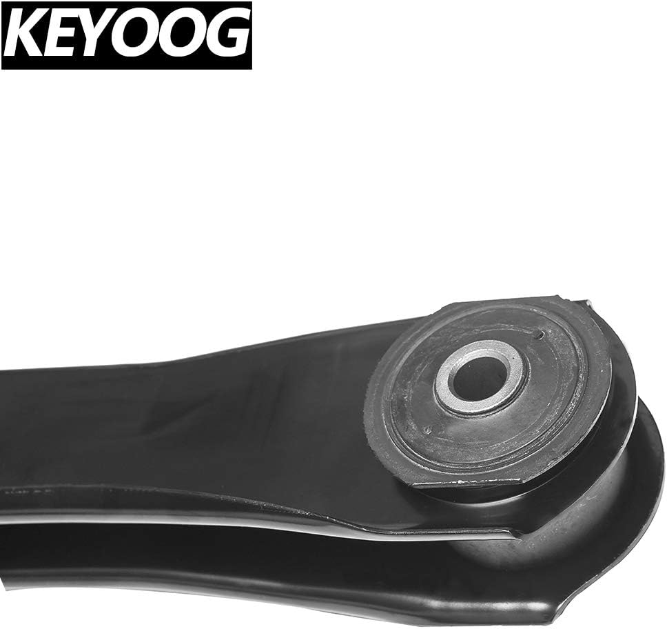 KEYOOG 4Pcs Front Suspension Kit Control Arm For 1997-2006 Jeep TJ Wrangler (Spring:Coil Only) K620244 x2 K640734 x2 Upper Lower Driver & Passenger Side Suspension
