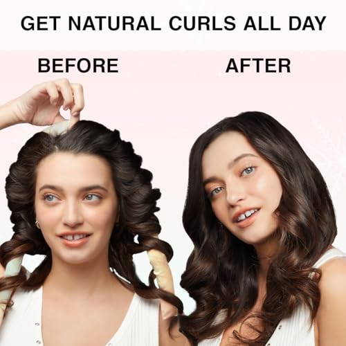 Kitsch Holiday Hair Hero XL Satin Heatless Styling & Flat Lay Claw - Heatless Curls & Waves, Extra Large Curling Rods, Satin Scrunchies & Claw Clip for Hair Protection, Gifts for Women- 4pc set, Aura - Thumbnail 4
