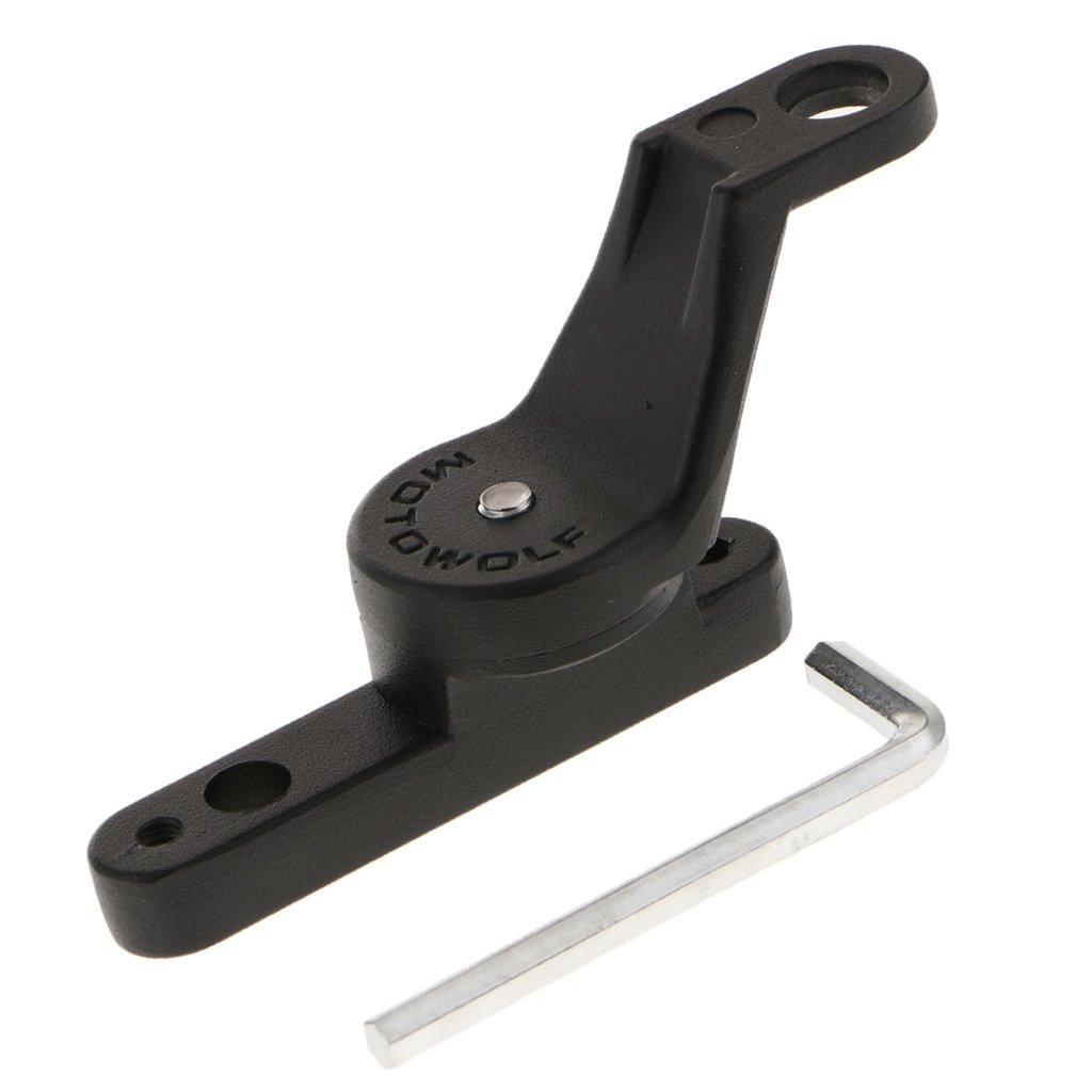 Motowolf Motorcycle Rearview Mirror Rotatable Extension Bracket Holder Mount