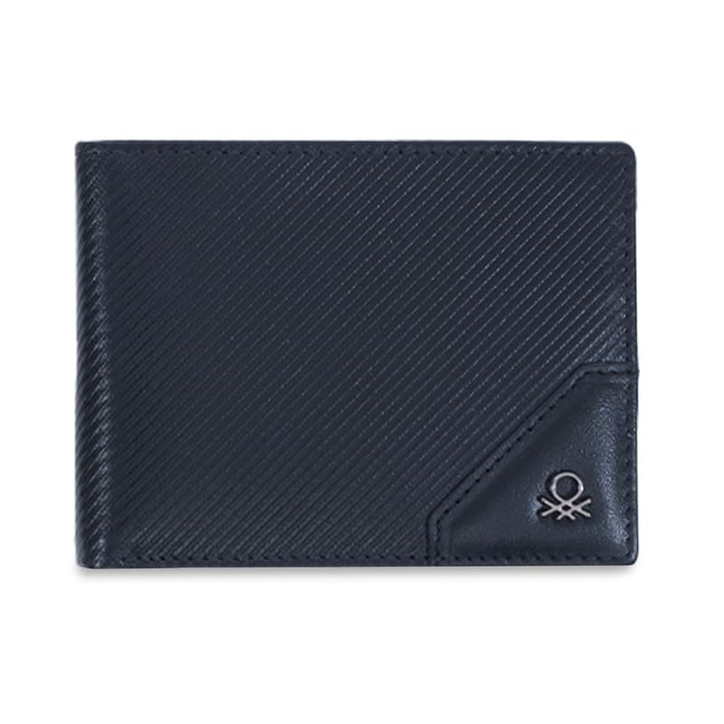 united colors of benetton Men's Leather Wallet Louth - Black | Global Coin Wallet with RFID Protection, Multiple Card Slots | Coin Pocket | Bi-Fold Purse for Men | Ideal for Gifting-picture-31
