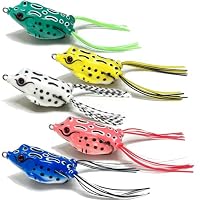Amazon.co.jp: Topwater Frogルアー ソフトフロッグスイムベイト
