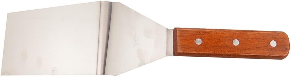 Tytroy Wood Handle Metal Spatula BBQ Grill Turner Burger Flipper (1 pc) : Patio, Lawn & Garden