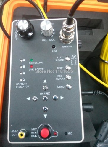 Mabelstar 20,3 cm TFT color 30 m sott' acqua tubo