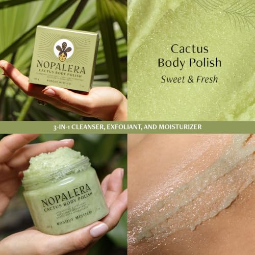 Image of Nopalera Cactus Body Scrub and Exfoliator, Bosque Mistico, 7 oz