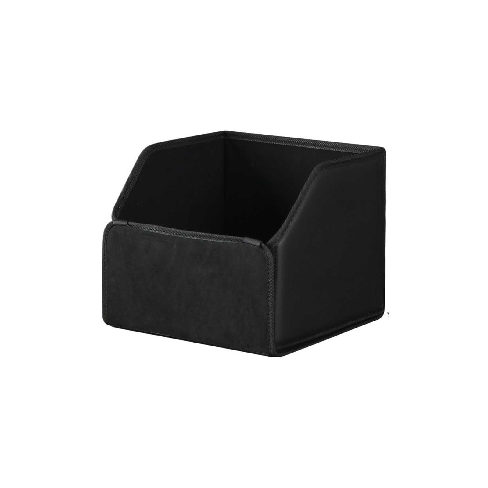 Car trunk storage box Big capacity Multifunctional suede car Folding Storage Box(Black)