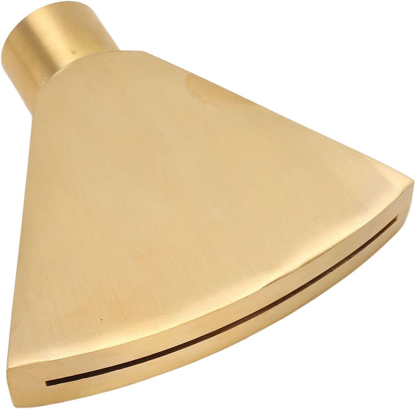 Nozzle, G1 Inch Brass Flat Head Spray Fan Shaped Fountain Nozzle for Garden Pool Pond Landscaping