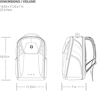 Vista 6 de SwissGear Mochila para laptop, Negro, 17 pulg.