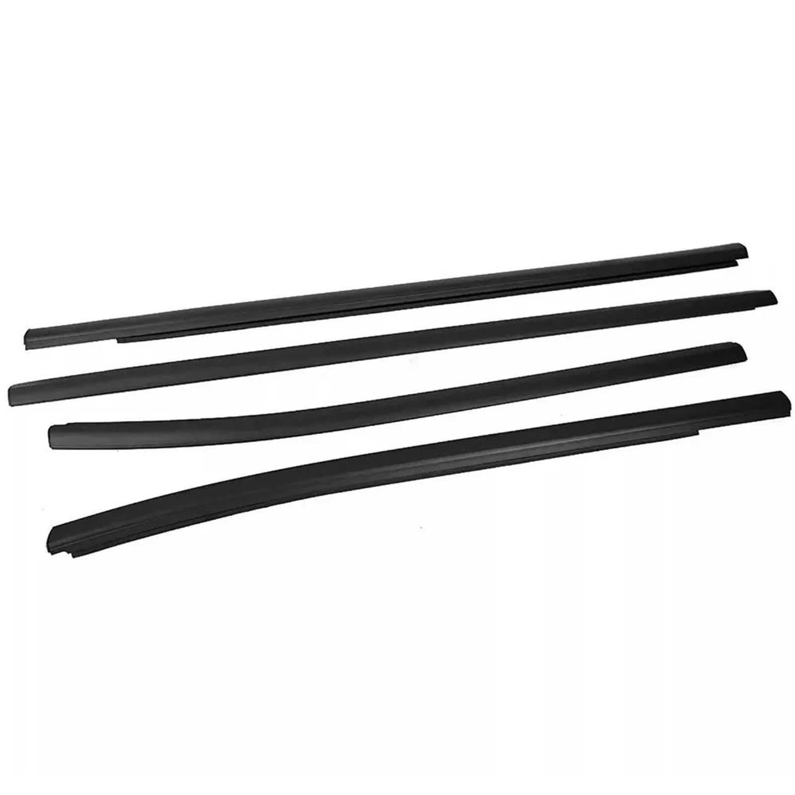 4 burletes para Ventanas de Puertas de Coche para Ranger 2012-2020 (4 Puertas) Molduras Laterales Exteriores, Cintas de Sellado, burletes para Ventanas