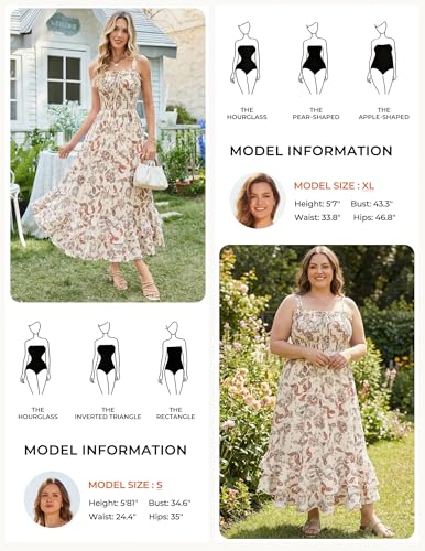 Model wearing Grace Karin Summer Floral Dress.